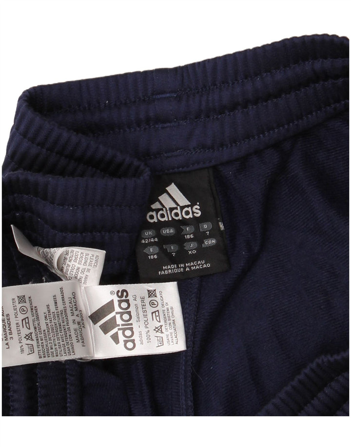 Pantaloni de trening ADIDAS pentru bărbați Marea Britanie 42/44 Poliester mare bleumarin