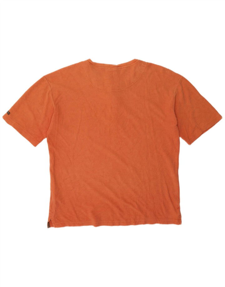 Tricou pentru bărbați Columbia Regular Top din bumbac portocaliu mediu