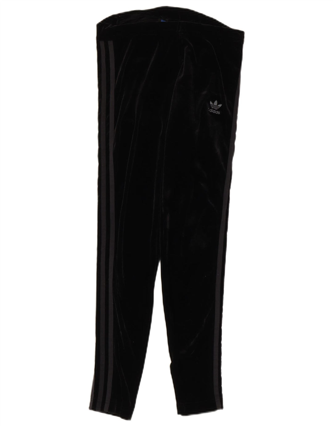 Leggings din Velour pentru femei Adidas UK 12 Poliester mediu negru