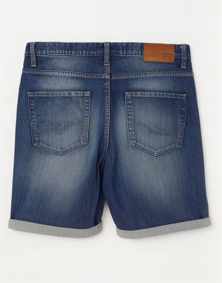 Pantaloni scurți din blugi pentru bărbați Jack & Jones W36, mare, albastru, bumbac