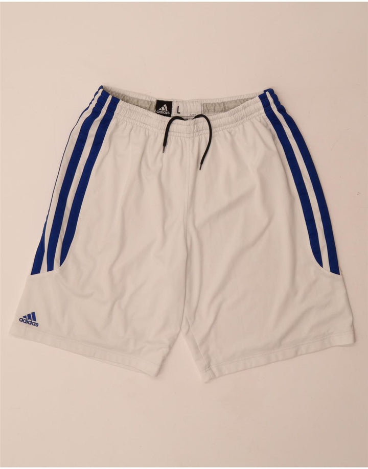 Pantaloni scurți sport Climalite ADIDAS pentru femei UK 18 XL, bumbac alb