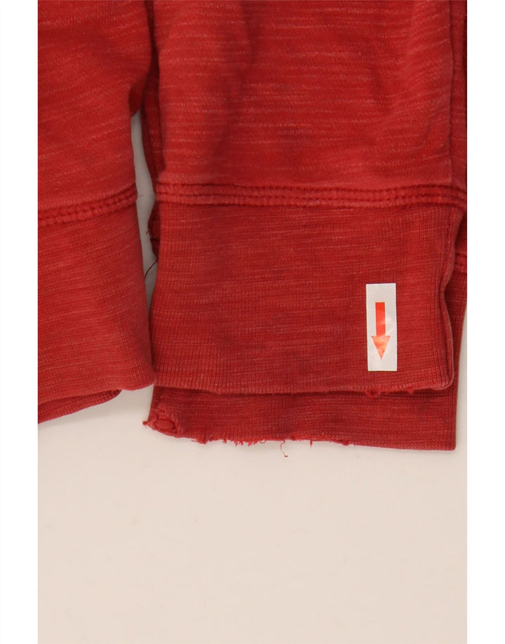 Pulover Reebok pentru bărbați Graphic Zip, bumbac roșu mediu