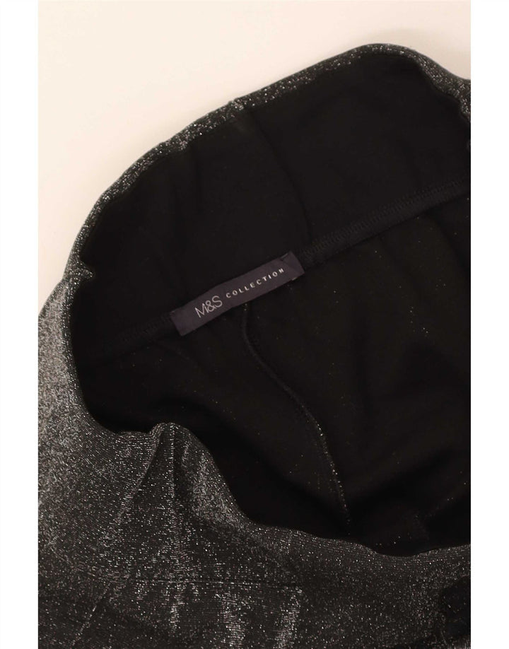 Leggings pentru femei Marks & Spencer UK 8 Small Black Flecked
