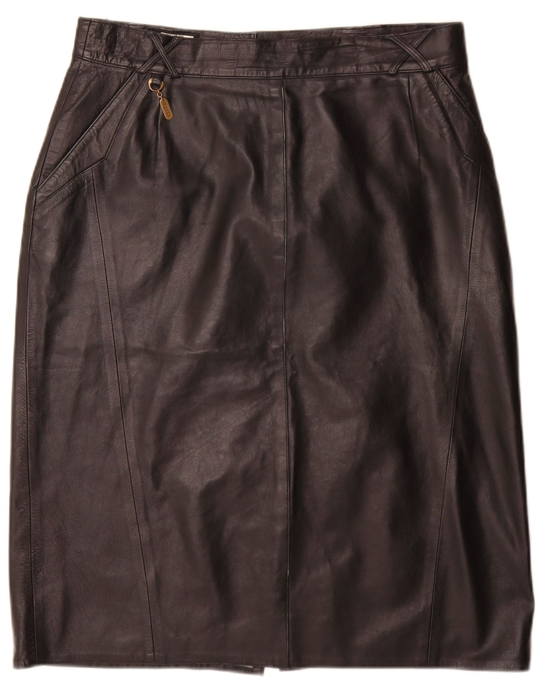 Fusta de piele Norma pentru femei EU 44 XL W34 Piele neagră