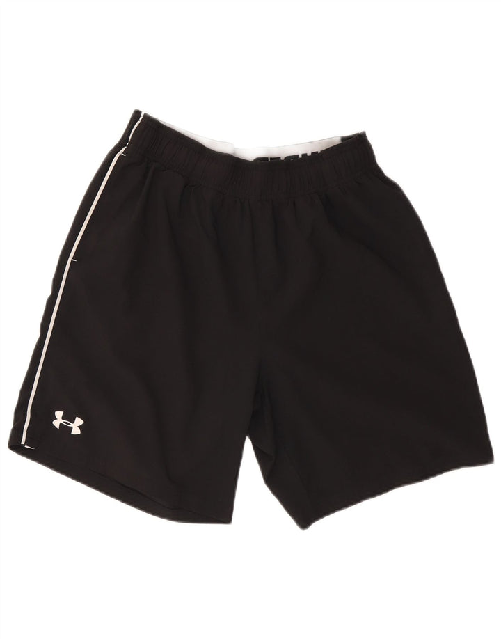 Pantaloni scurți sport Under Armour pentru bărbați, poliester mediu negru