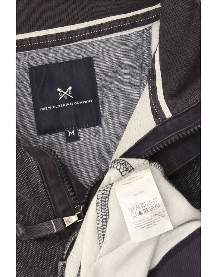 Crew Clothing Hanorac pentru bărbați cu fermoar și gât Pulover Mediu Bleumarin în dungi