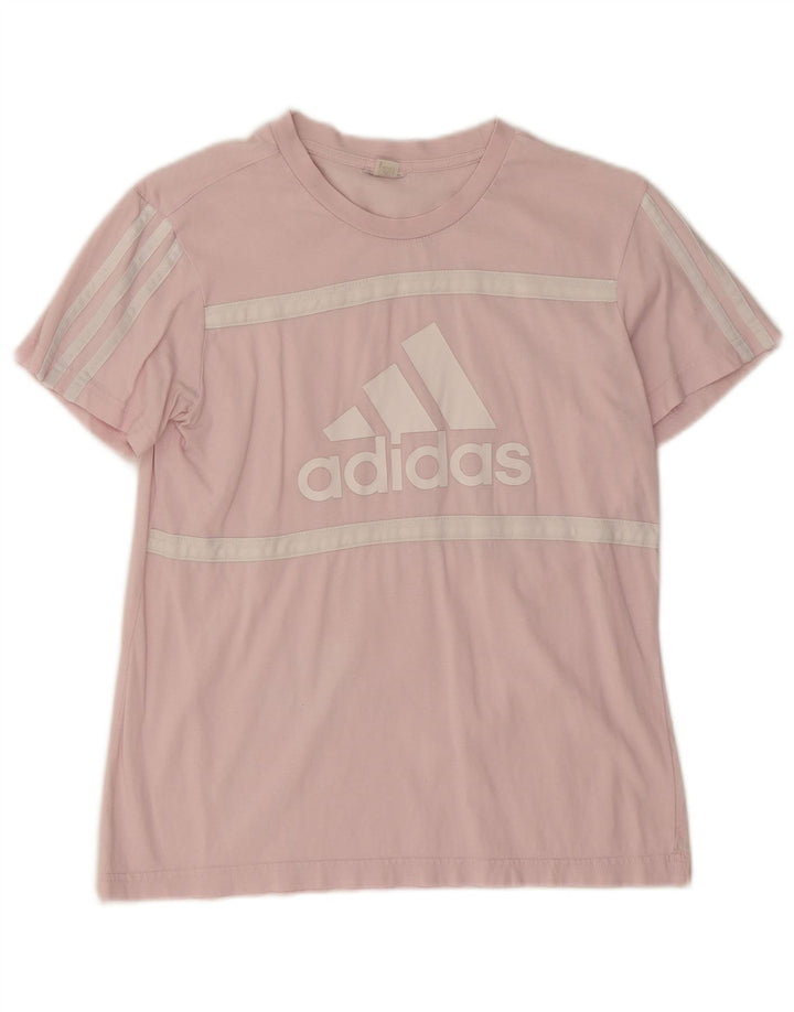 Tricou grafic Adidas pentru femei Top UK 12 Medium Pink