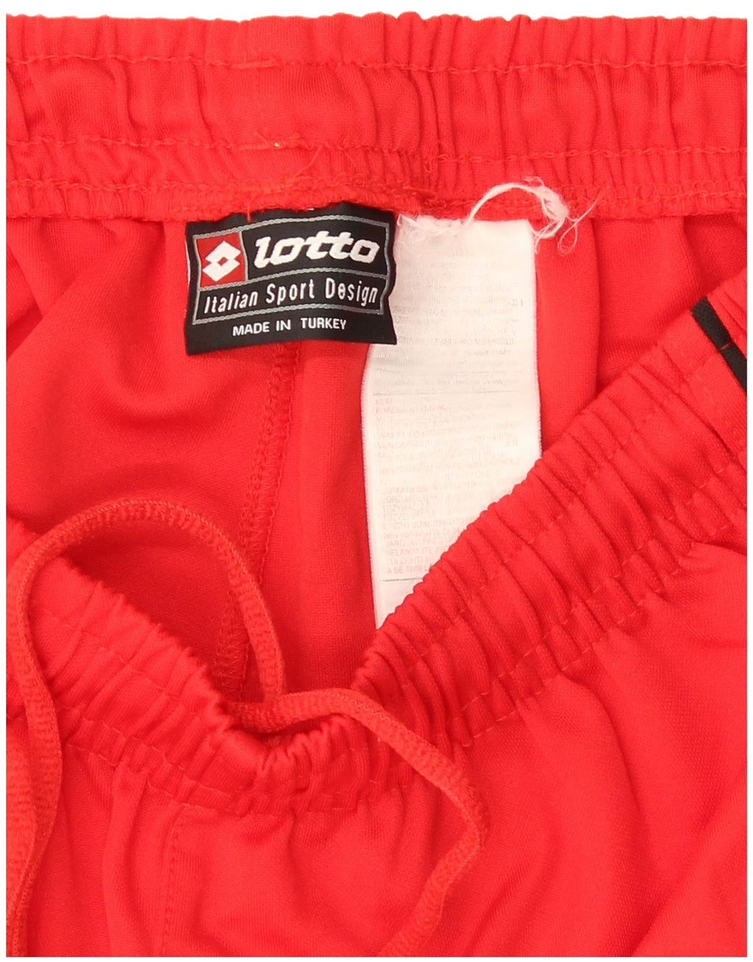 Pantaloni scurți sport grafic Lotto pentru bărbați, roșii mici