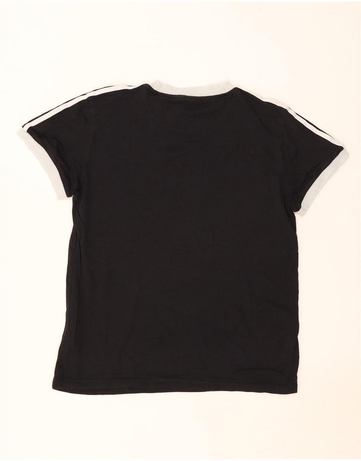 Tricou supradimensionat pentru femei Adidas UK 6 XS bumbac negru