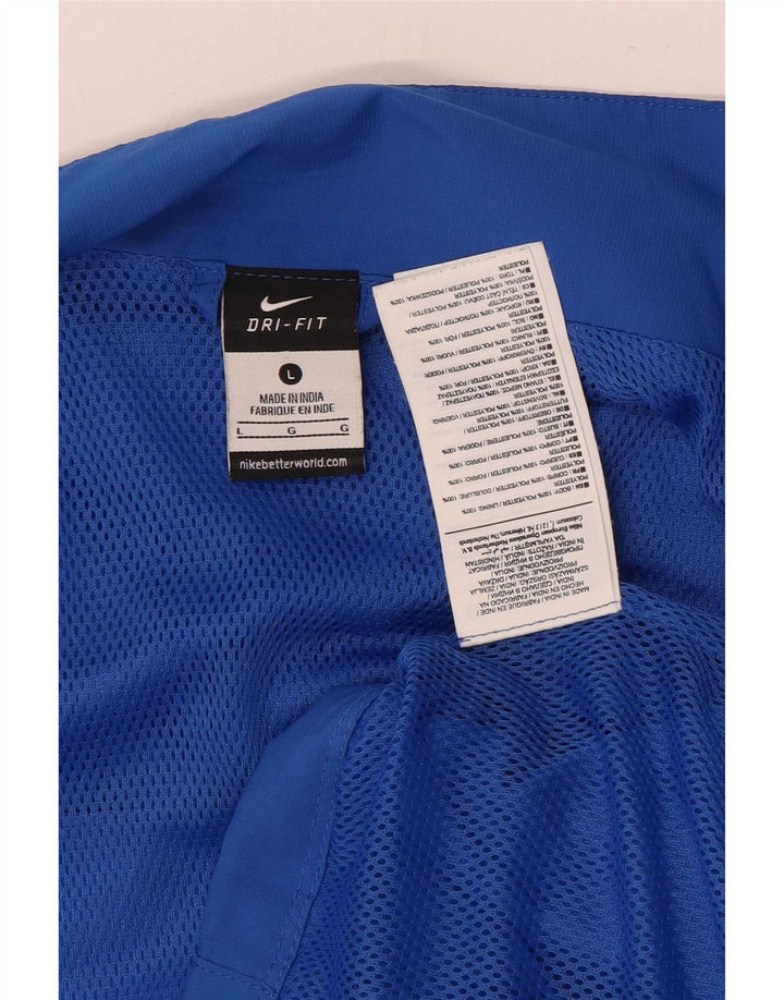 Jachetă de trening Nike Hampshire FA pentru bărbați, mare, albastru, poliester