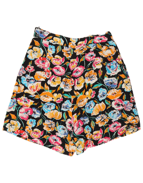 Vintage Womens High Waist Casual Shorts IT 44 Medium W26 Multicoloured