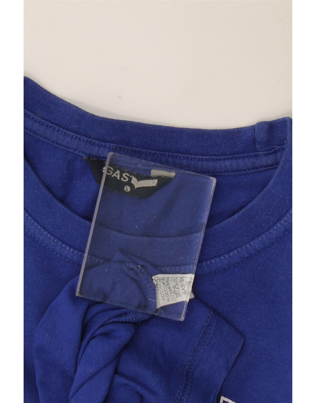 Tricou grafic pentru bărbați GAS Top mare, albastru, bumbac