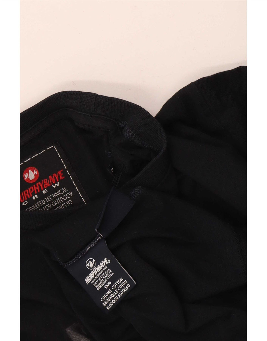 Murphy & Nye Top grafic pentru bărbați cu mânecă lungă, mare, bleumarin, color block