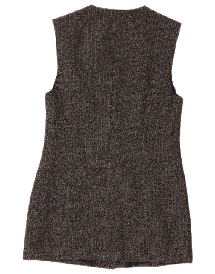 Jachetă pentru femei BENETTON cu paragate UK 10, gri mic, cu dungi