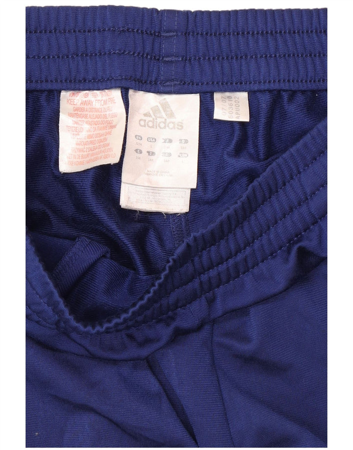 Pantaloni de trening Adidas pentru băieți 13-14 ani poliester bleumarin