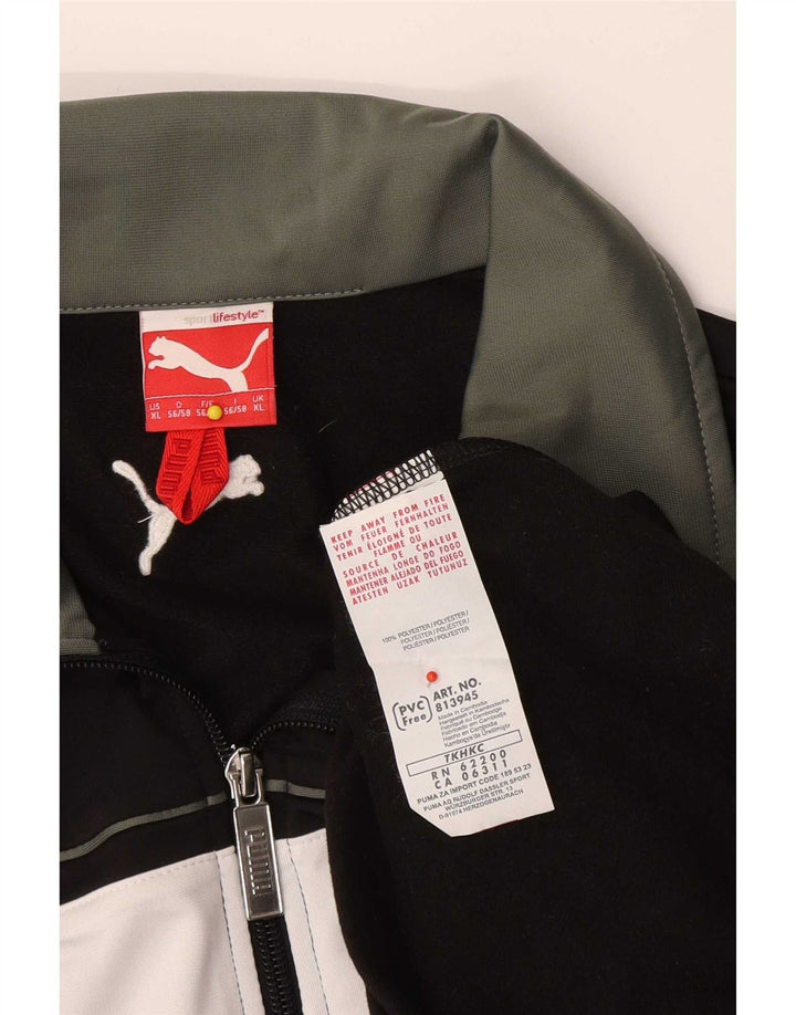 Jachetă de trening pentru bărbați Puma, XL, poliester color bloc negru