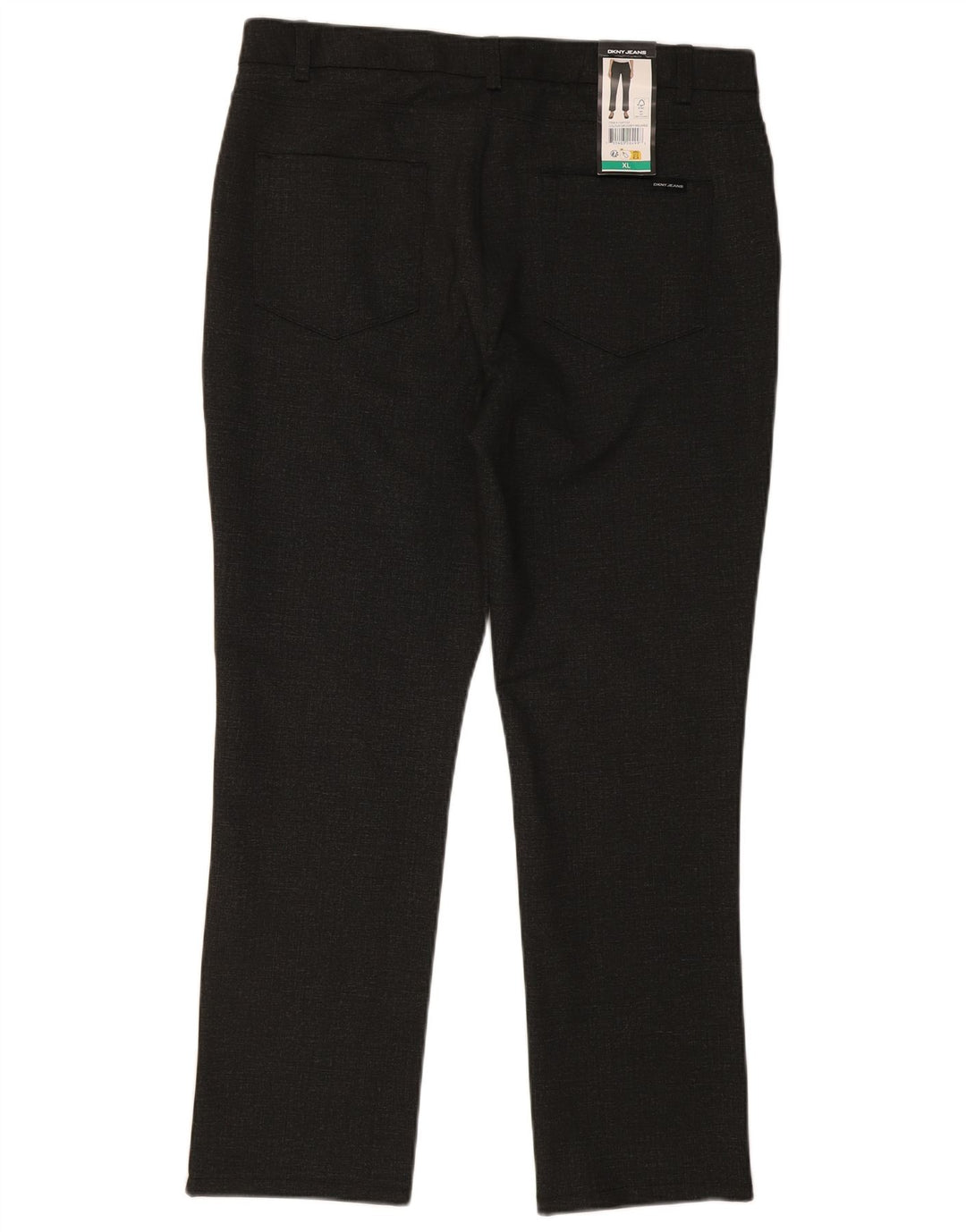 Dkny Pantaloni drepti pentru bărbați XL W36 L29 Poliester negru