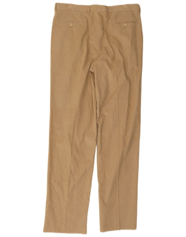 Gianfranco Ferre Pantaloni de costum pentru bărbați IT 54 2XL W36 L36 Bej Bumbac