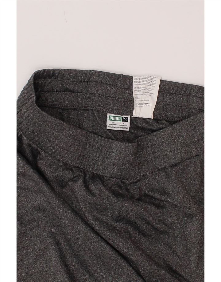 Pantaloni scurti sport Puma pentru băieți 10-11 ani poliester mediu gri