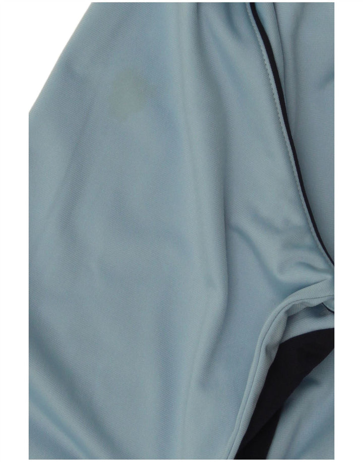 Jachetă de trening PUMA pentru băieți, 13-14 ani, poliester color bloc albastru