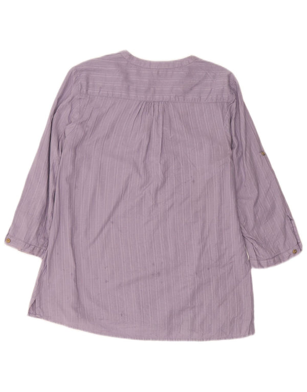 Top cu tunică cu mâneci 3/4 pentru femei Mountain Warehouse UK 14, mare, violet, cu dungi