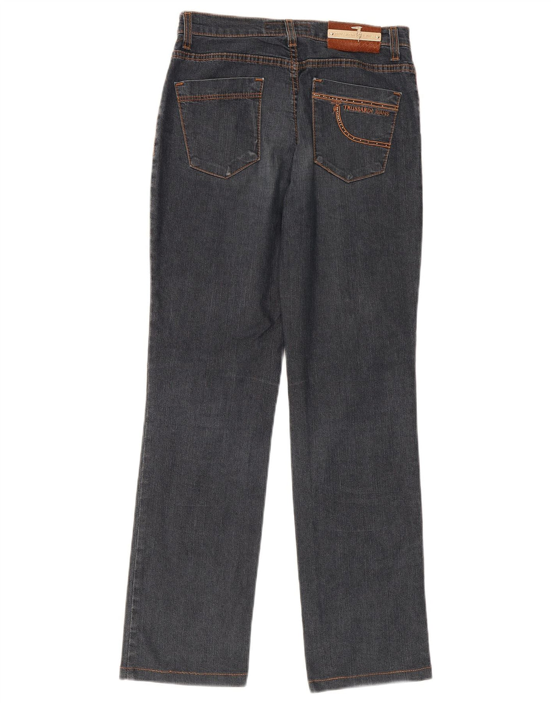Blugi drepti pentru femei Trussardi W26 L29 Bumbac bleumarin