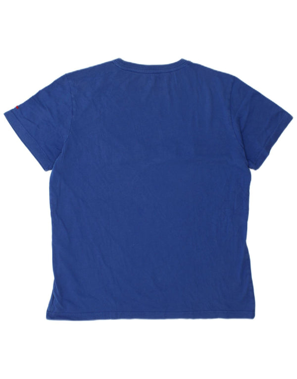 Tricou grafic pentru bărbați Napapijri Top XL Albastru