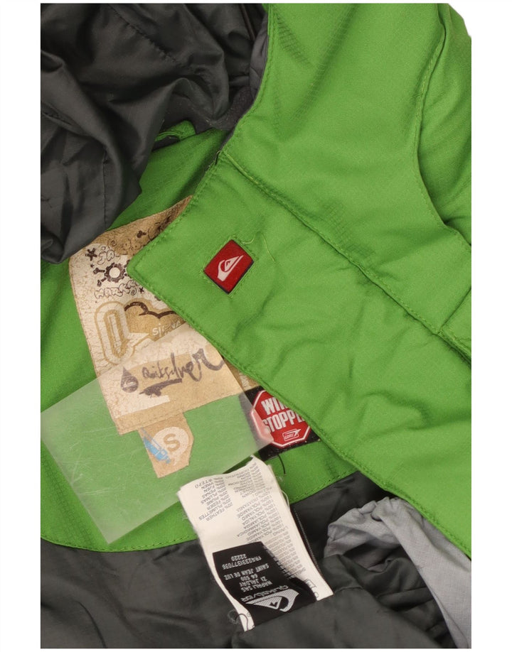 Jachetă căptușită cu glugă Quiksilver pentru bărbați UK 36, mic, multicoloră
