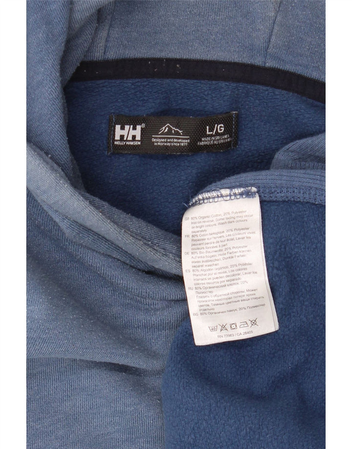 Helly Hansen Pulover grafic pentru bărbați din bumbac mare, albastru