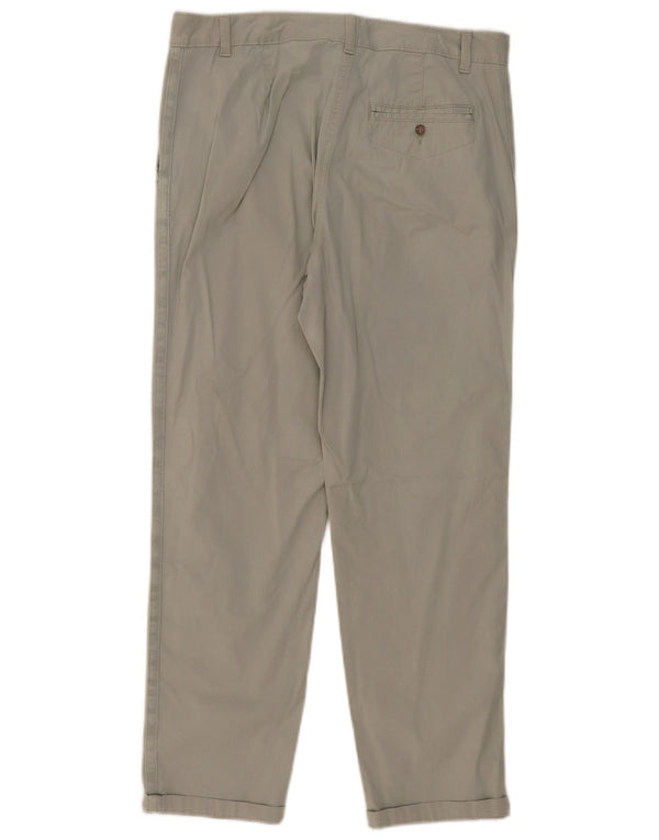 Pantaloni chino drepti pentru femei Marks & Spencer UK 12 Medium W34 L29 Gri