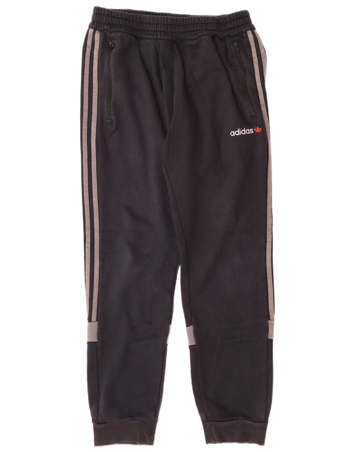 Pantaloni de trening pentru bărbați ADIDAS Pantaloni de jogging, mediu negru, bumbac color bloc