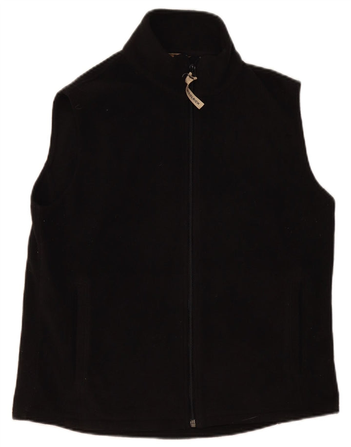Woolrich Fleece Gilet pentru femei UK 14 Medium Black