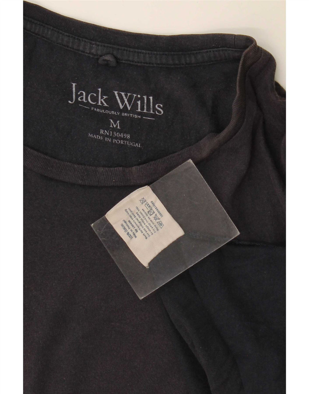 Tricou Jack Wills pentru bărbați Top mediu din bumbac bleumarin