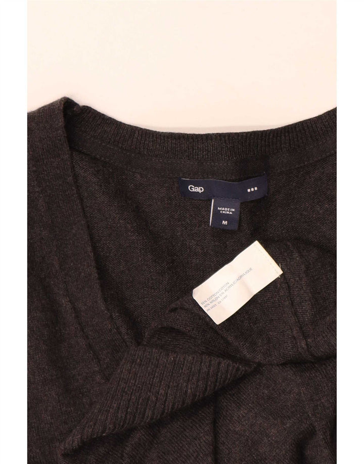 Pulover cardigan pentru femei Gap UK 14 bumbac gri mediu