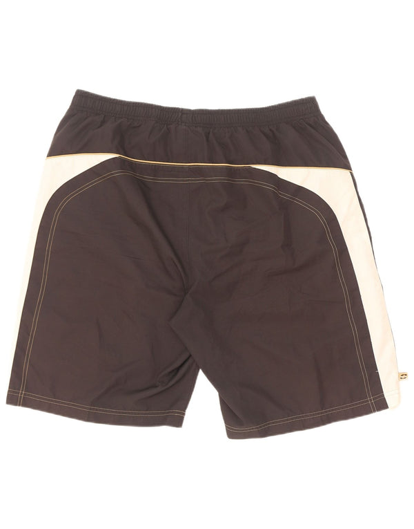 Pantaloni scurți sport grafic Lotto pentru bărbați, medii, negru, bloc de culoare