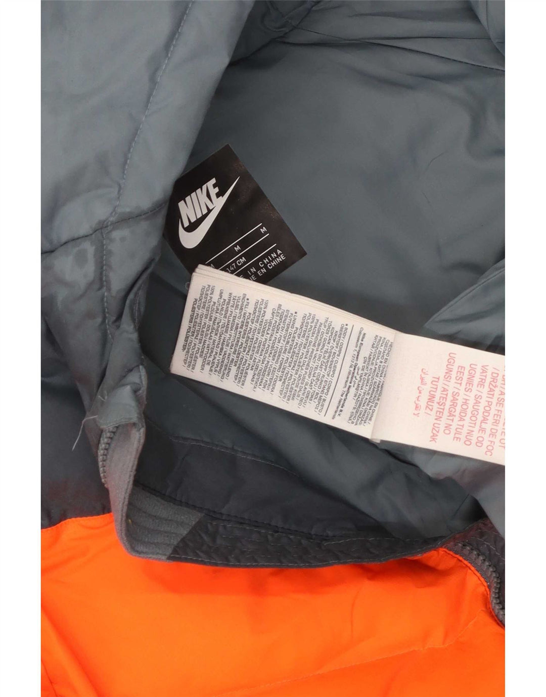 Jachetă căptușită cu glugă Nike pentru băieți 10-11 ani Mediu Multicolor Colorblock