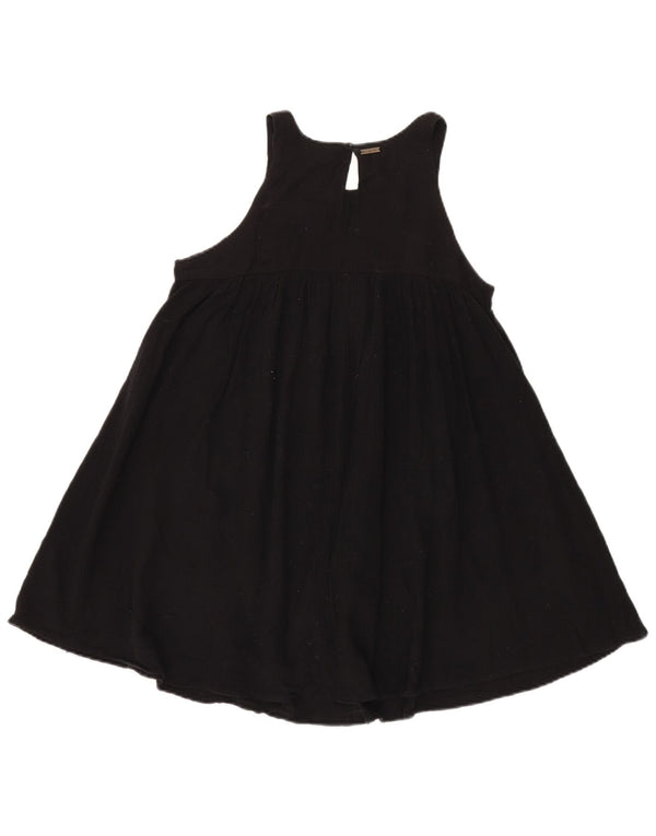 Rochie A-Line fără mâneci pentru femei Billabong UK 12 Bumbac mediu negru