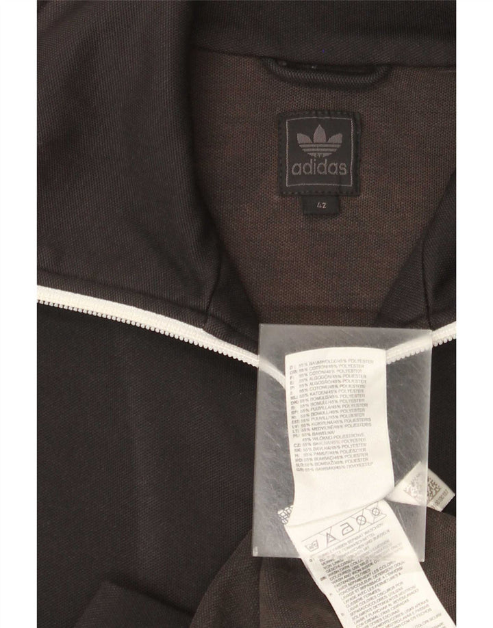 Jachetă de top pentru trening Adidas pentru femei IT 42 bumbac mediu negru