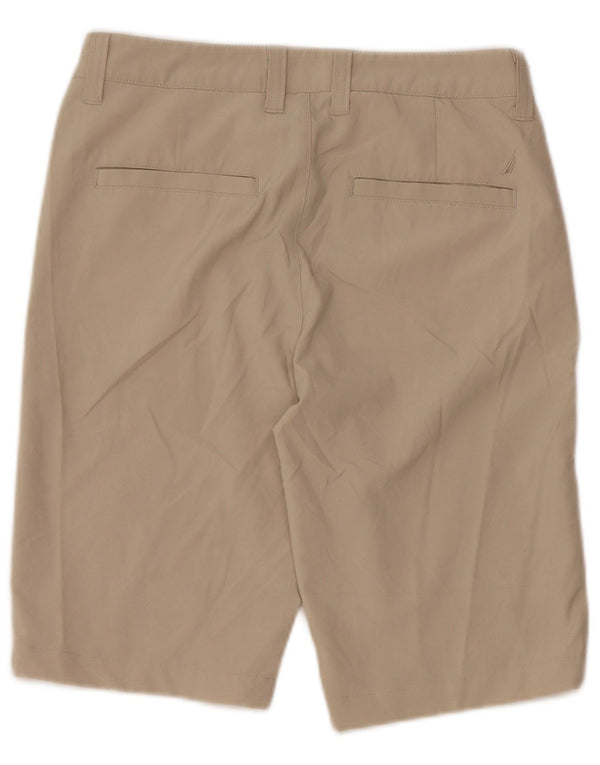 Nautica Boys Chino Shorts 13-14 Years W26  Beige Polyester