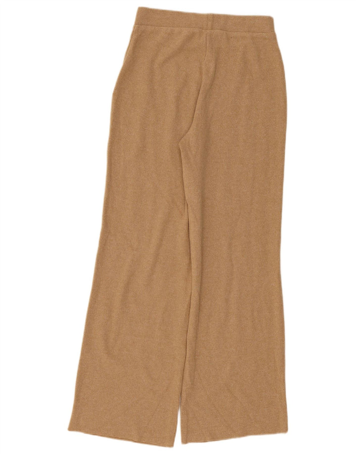 Pantaloni de trening Zara pentru femei UK 10 Mici Bej Poliester