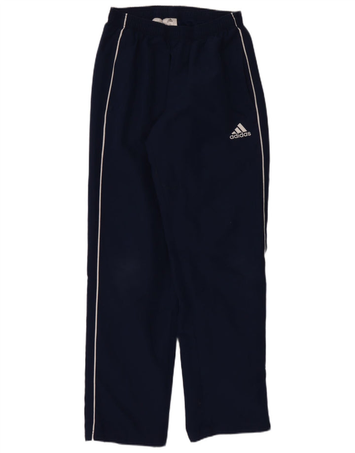 Pantaloni de trening Adidas pentru bărbați, poliester mediu albastru bleumarin