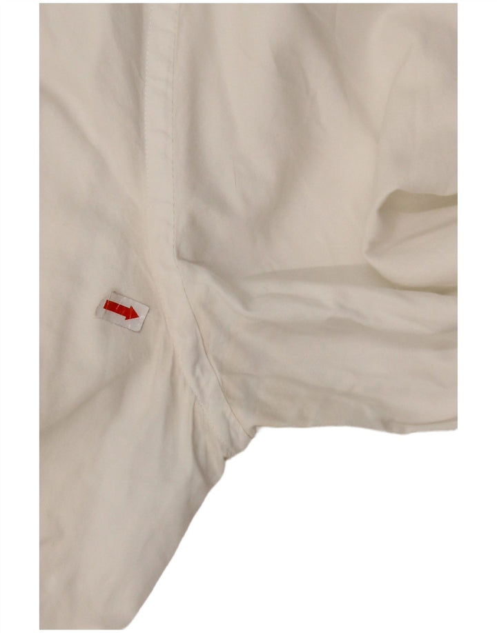 Cămașă Slim Fit FRED PERRY pentru bărbați, bumbac alb 2XL