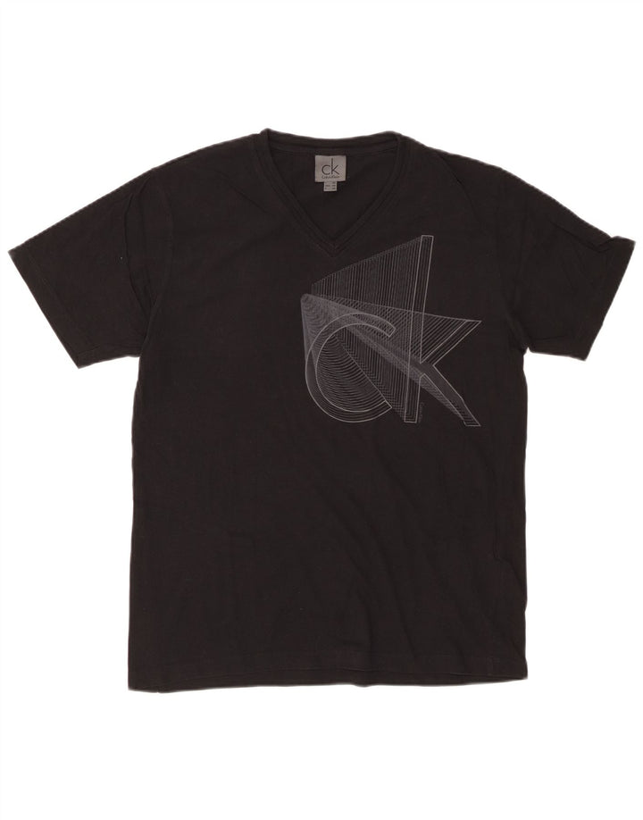 Tricou grafic pentru bărbați CALVIN KLEIN Top IT 50 bumbac negru mediu