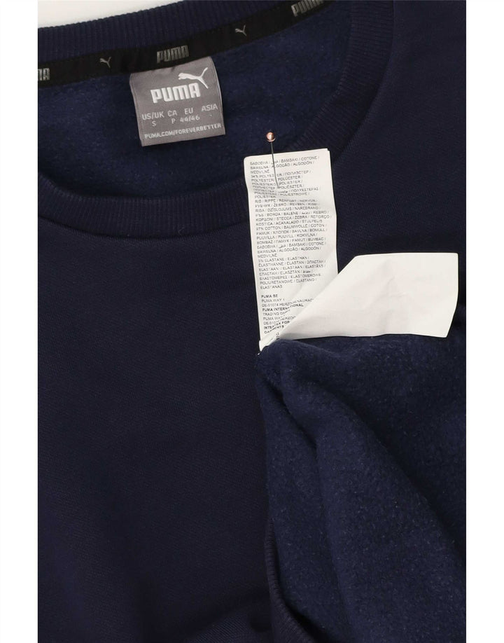 Hanorac pentru bărbați Puma Jumper mic din bumbac bleumarin