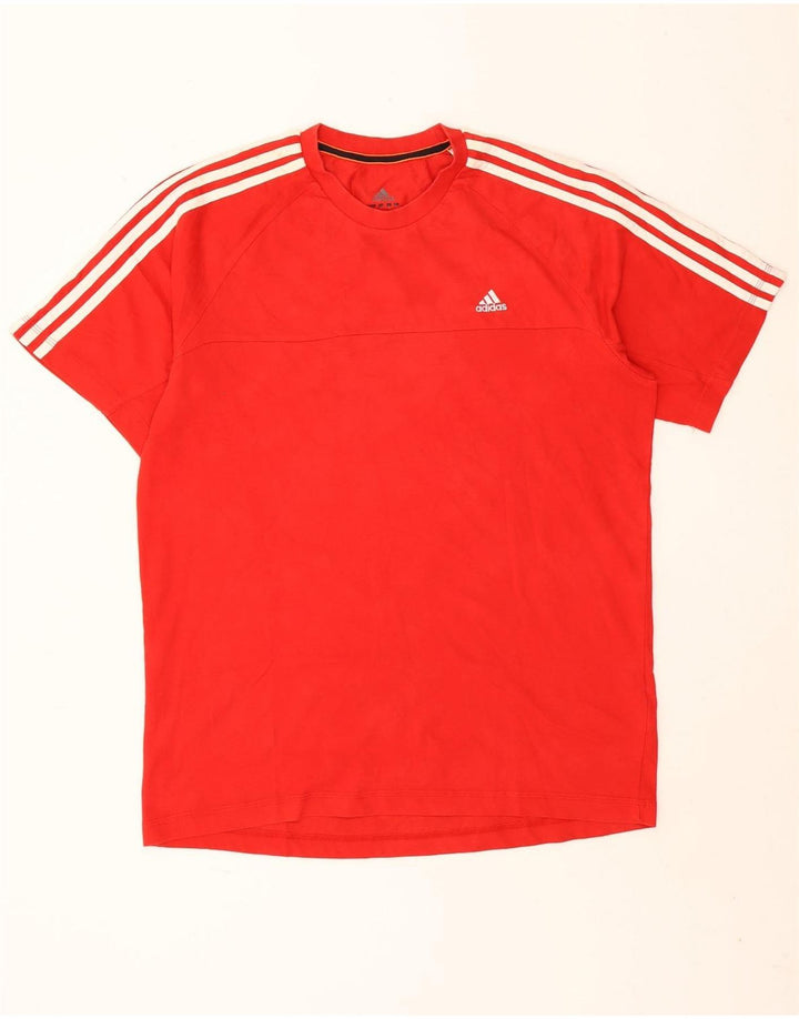 Tricou Adidas Climalite pentru bărbați Top mare bumbac roșu