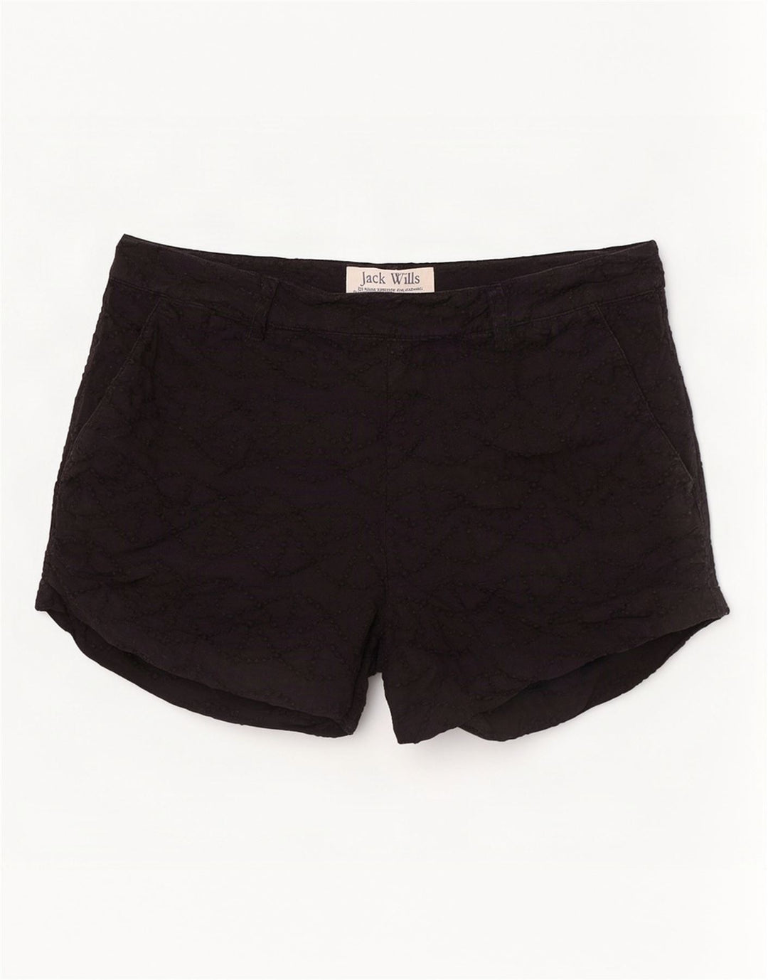 Pantaloni scurti chino Jack Wills pentru femei UK 12 Medium W30 Bumbac negru