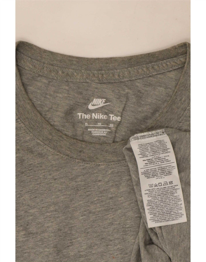 Tricou pentru bărbați Nike Top XL bumbac gri