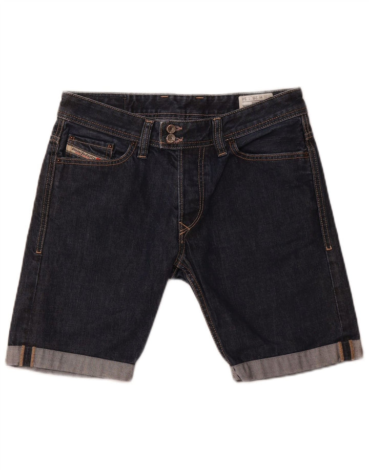 Pantaloni scurți DIESEL Viker-R-Box Denim W28 Medium Bluemarin Bumbac