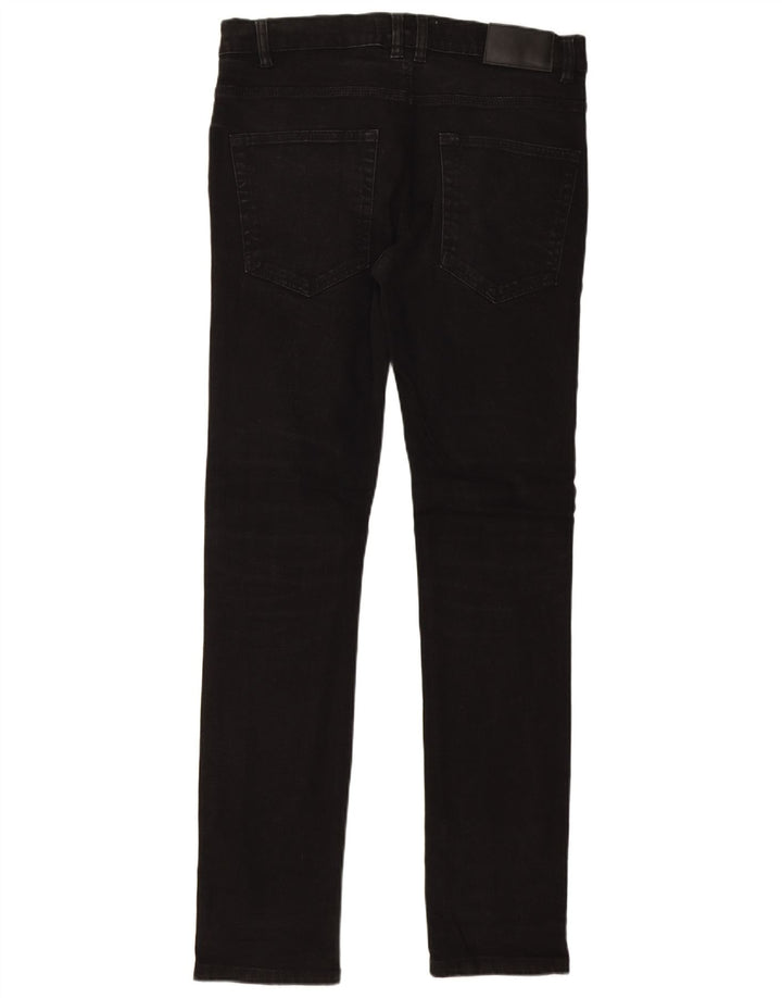Blugi slim pentru bărbați French Connection W32 L32 bumbac negru