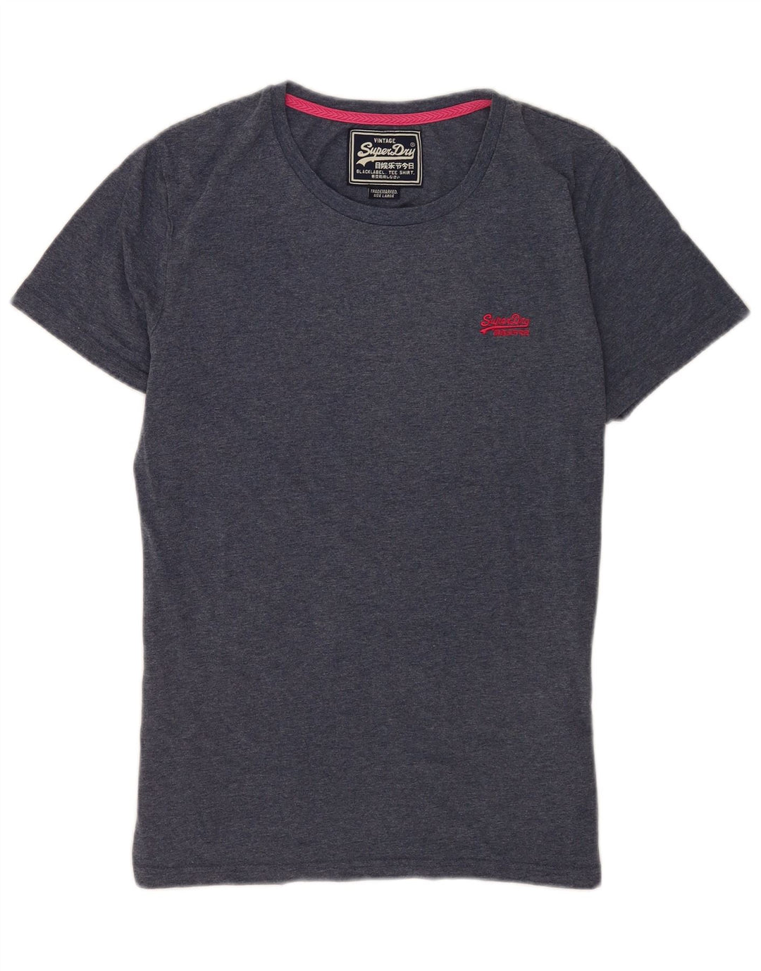 Tricou Superdry pentru bărbați Top mare din bumbac albastru